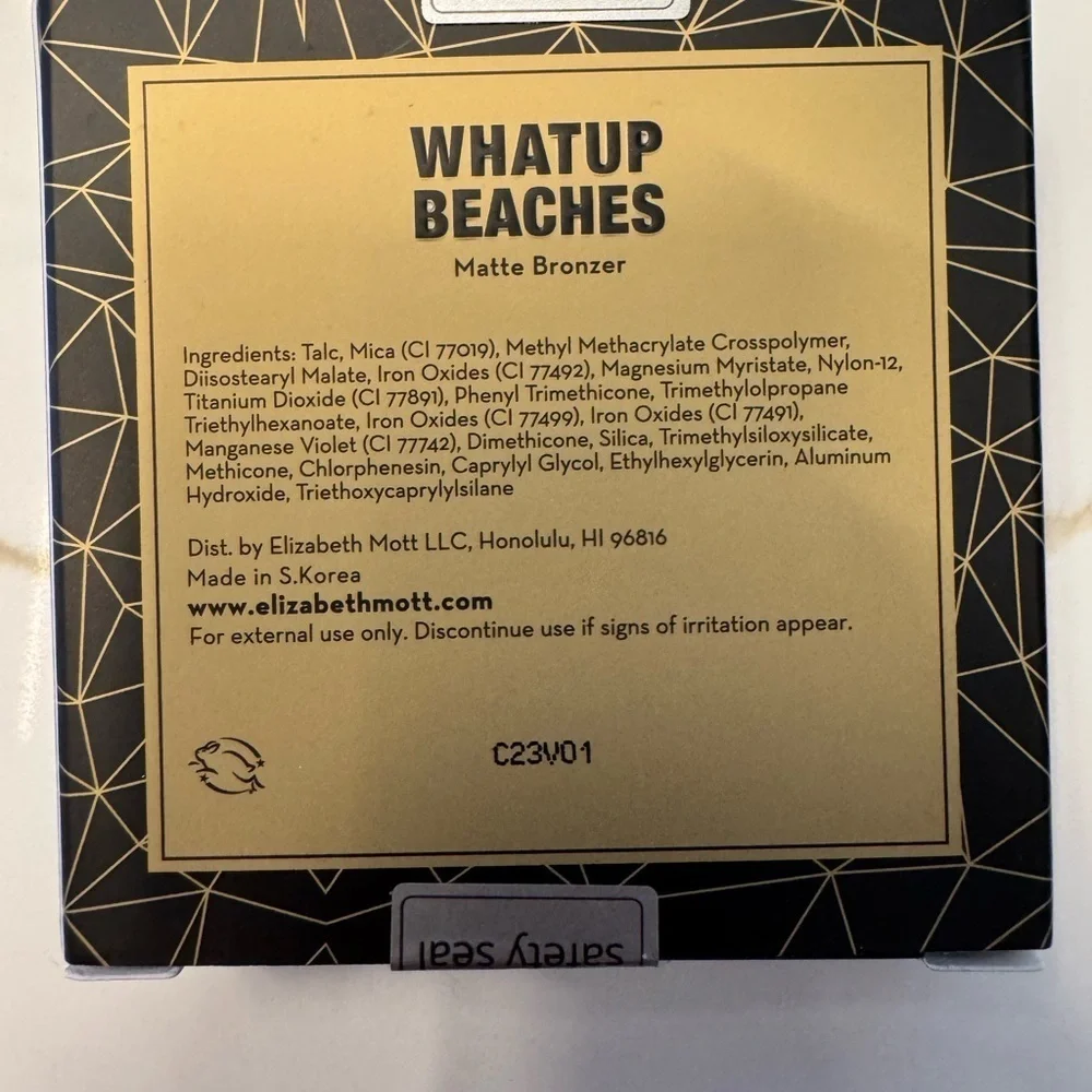 Elizabeth Mott Whatup Beaches Matte Bronzer